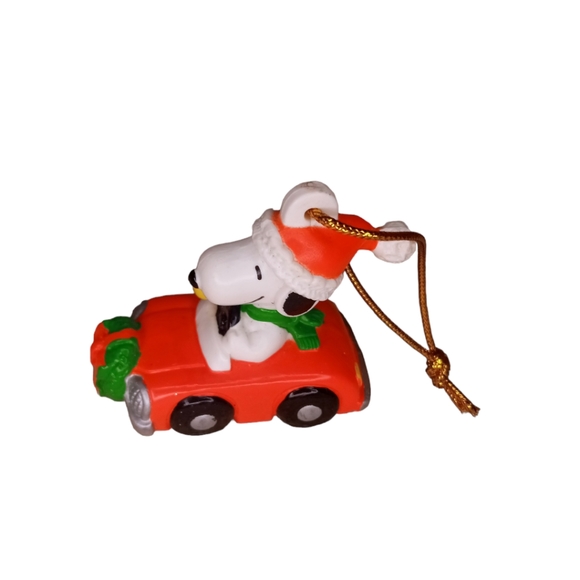 (2) Hallmark Peanuts Snoopy & Woodstock Holiday Christmas Tree Ornaments - Picture 4 of 9